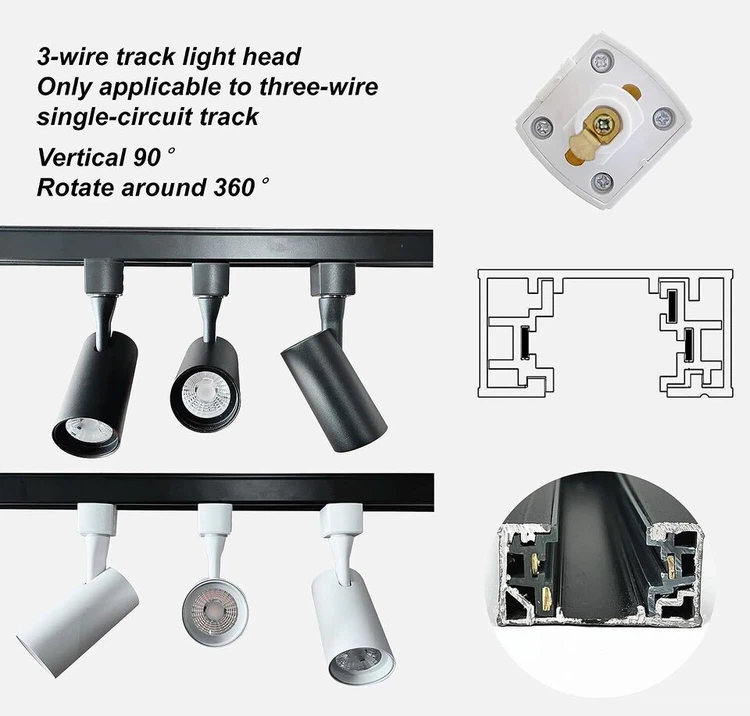 24W Commercial Spot LED Track Light 24W Commercial Spot LED Track Light