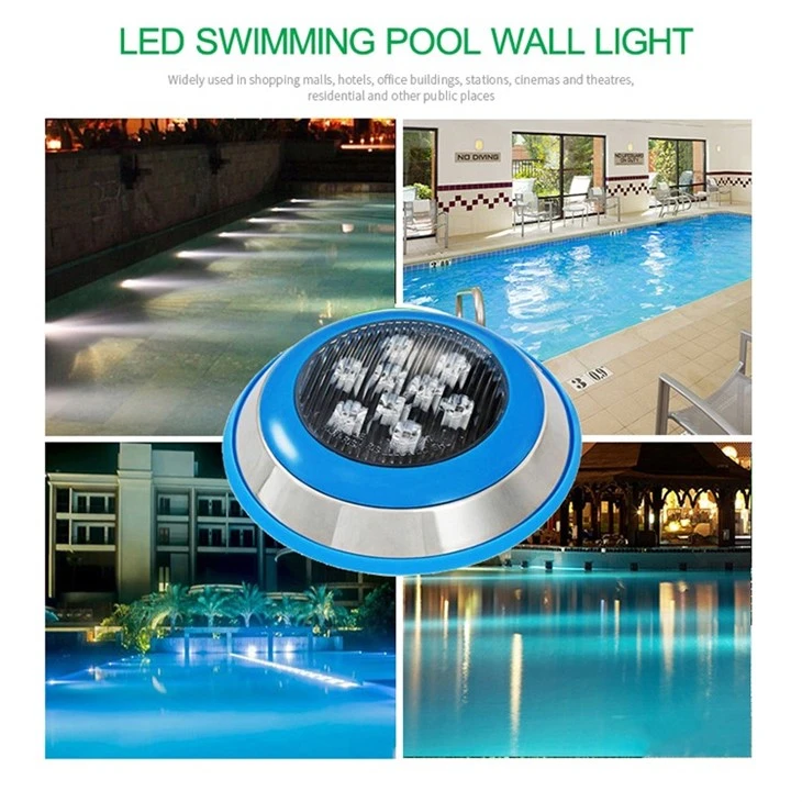 RGB wall mounted swimming lighting application