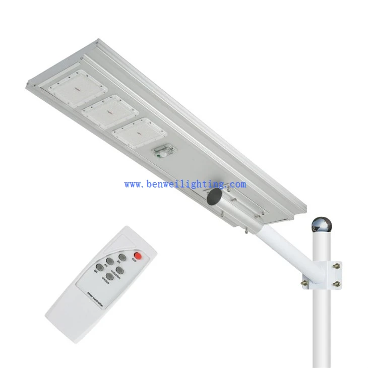remote led solar street light