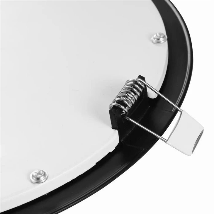 Black Round Led Panel Light factory