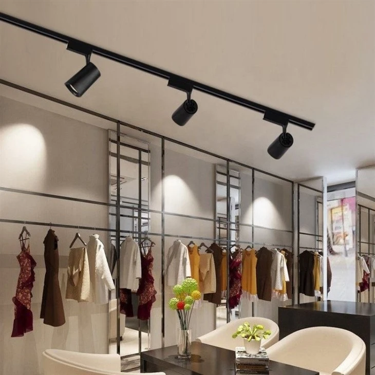 Black White Dimmable LED Track Lights price