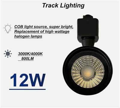 Lampu Track LED 12 Watt yang Dapat Diredupkan